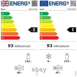 Bosch Series 4 134 L Under-Counter Integrated Fridge White