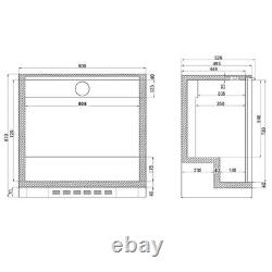 Brand New Elstar Em231 Undercounter Bar Bottle Cooler Fridge Twin Double Doors