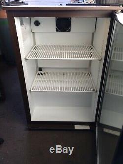 Brown Under counter commercial single door glass fridge bottle cooler