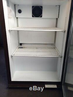 Brown Under counter commercial single door glass fridge bottle cooler