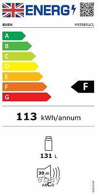 Bush ME5585UCL 131L Under Counter Larder Fridge White