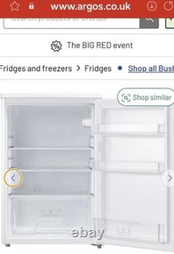 Bush MEE5585UCL Under Counter Larder Fridge White Brand New