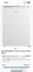 Bush Undercounter Fridge Freezer White