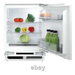 CDA FW224 60cm 135L White Integrated Under Counter Fridge Energy Rating