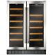 Cda Fwc623ss 60cm Free Standing Under Counter Wine Cooler In St/steel