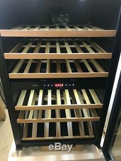 CDA FWV902SS 55 Bottles! Integrated Under Counter Dual Zone Wine Fridge