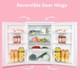 Comfee' 131l Under Counter Larder Fridge Reversible Door Freestanding Low Noise
