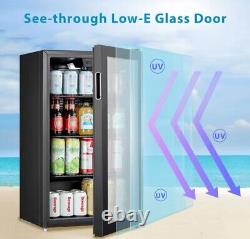 COMFEE 93L Under Counter Beer and Drinks Fridge with 3 Shelves, Reversible