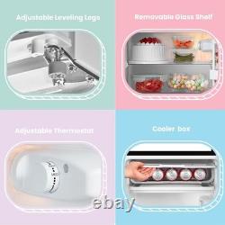 COMFEE 93L Under Counter Fridge Small Refrigerator Cooler Box Black