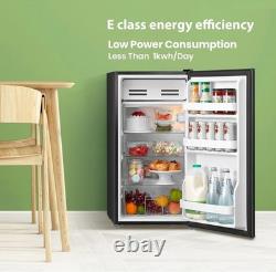 COMFEE 93L Under Counter Fridge Small Refrigerator Cooler Box Black