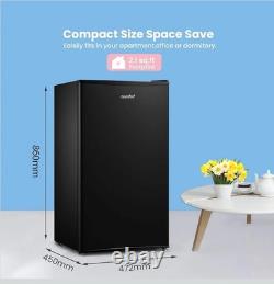 COMFEE RCD93BL2(E) Under Counter Fridge, 93L Small Fridge Black