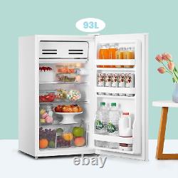 COMFEE' RCD93WH2(E) under Counter Fridge, 93L Small Fridge with Cooler Box, Inte