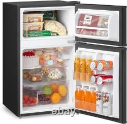 COMFEE' RCT87BL2(E) Under Counter Fridge Freezer, 87L Double Door Small Fridge