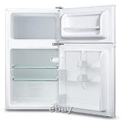 COMFEE' RCT87WH1(E) Under Counter Fridge Freezer, 87L Small Fridge Freezer with