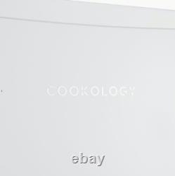 COOKOLOGY 60L White Freestanding Under Counter Fridge Freezer (UCFZ60WH)