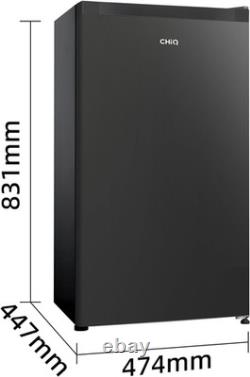 CSF101D4EU, under Counter Fridge, 92L, 7 Temp Settings, Chill Zone, H831 X W474