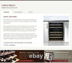 Caple Wine Cooler/ Chiller/Fridge. Under-counter Cabinet Wi6123