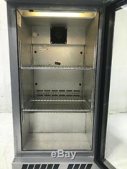 Caravell Under Counter Single Glass Door Drinks Display Fridge Internal Lights