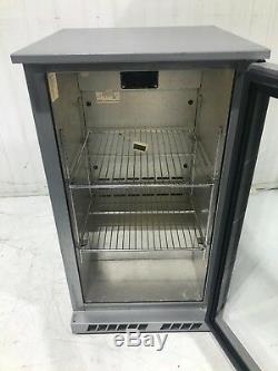 Caravell Under Counter Single Glass Door Drinks Display Fridge Internal Lights