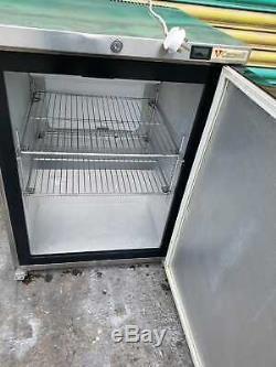 Carevell undercounter single door fridge commercial stainless steal fridge +1/+4