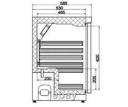 Combisteel Commercial Undercounter Fridge HR200 Stainless Steel Catering