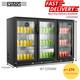 Commercial Bottle Cooler Triple Hinged Door Drinks Chiller Wine Beer Fridge
