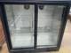 Commercial Double 2 Sliding Door Bar Bottle Cooler Fridge Chiller Beer Wine Used