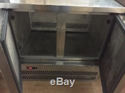 Commercial Double Door Under Counter Freezer