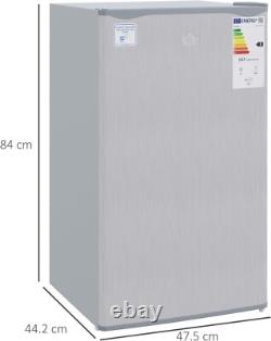 Compact 91L Under Counter Fridge with Lock Perfect for Small Spaces