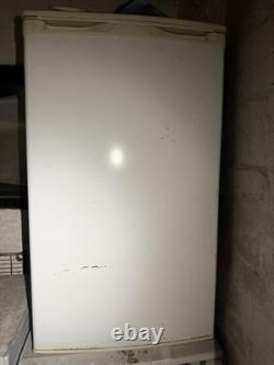 Compact Under Counter Fridge with Freezer Box White