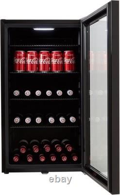 Cookology 98L Under-Counter Fridge with Adjustable Temperature CBC98BK