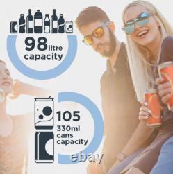 Cookology 98L Under-Counter Fridge with Adjustable Temperature CBC98BK