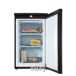 Cookology Black 50cm Freestanding Side-by-Side Undercounter Fridge Freezer Pack