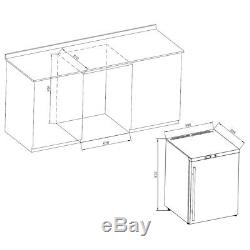 Cookology CCAFR145SS Commercial Undercounter Catering Fridge 145L 60cm Lockable