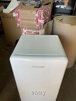 Cookology Ex Display 93L Retro Fridge Chiller Box White Tatty Box S43