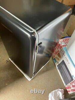 Cookology Ex Display 93L Under Counter Retro Fridge & Chiller Box in Black M10