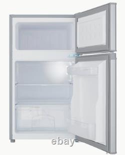 Cookology Fridge Freezer 48cm Freestanding Undercounter 2 Door UCFF87SL Silver