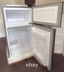 Cookology Silver Fridge Freezer UCFF87SL 47cm Freestanding Undercounter 2 Door