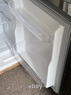 Cookology Silver Fridge Freezer UCFF87SL 47cm Freestanding Undercounter 2 Door