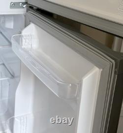 Cookology Silver Fridge Freezer UCFF87SL 47cm Freestanding Undercounter 2 Door