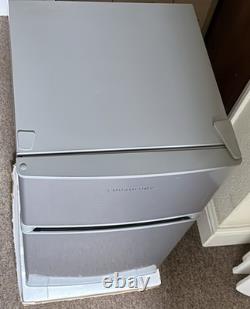 Cookology Silver Fridge Freezer UCFF87SL 47cm Freestanding Undercounter 2 Door