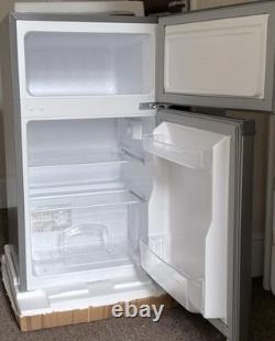 Cookology Silver Fridge Freezer UCFF87SL 47cm Freestanding Undercounter 2 Door