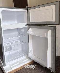 Cookology Silver Fridge Freezer UCFF87SL 47cm Freestanding Undercounter 2 Door