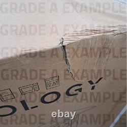 Cookology Silver Fridge Freezer UCFF87SL 48cm Freestanding Undercounter 2 Door