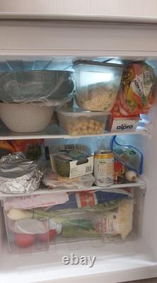 Cookology Silver Fridge Freezer UCFF87SL 48cm Freestanding Undercounter 2 Door