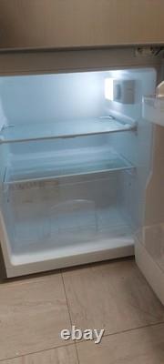 Cookology Silver Fridge Freezer UCFF87SL 48cm Freestanding Undercounter 2 Door