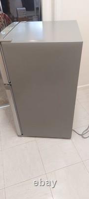 Cookology Silver Fridge Freezer UCFF87SL 48cm Freestanding Undercounter 2 Door