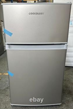 Cookology UCFF87SL 47cm Freestanding Undercounter Small Fridge Freezer EH100