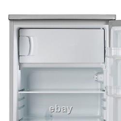 Cookology UCIB113SL 55cm Freestanding Undercounter Fridge & Ice Box in Silver