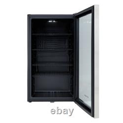 Cookology Under Counter Drinks Fridge 47cm Cooler 105 Cans S/Steel CBC98SS